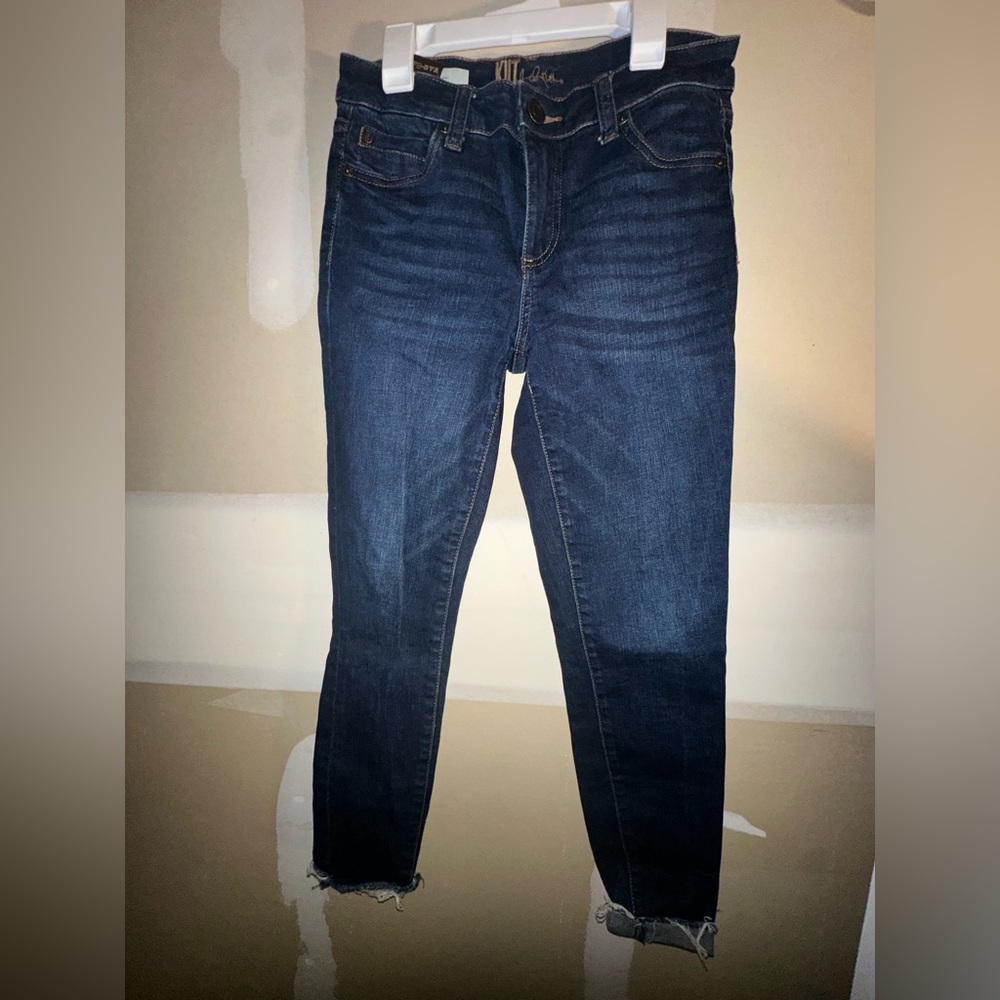 Kut from the Kloth Dark Blue Ankle Jeans
